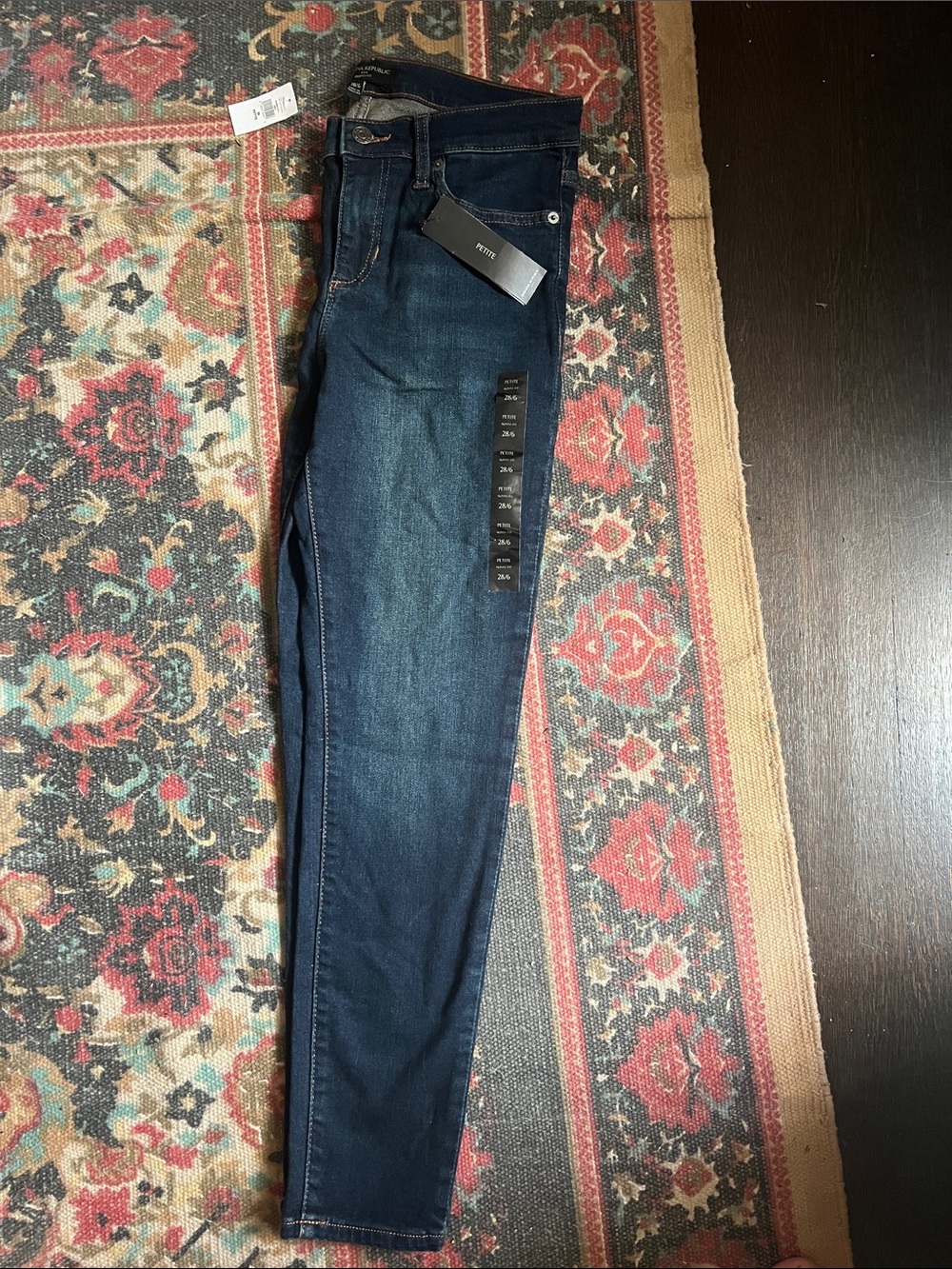 NWT Banana Republic Dark Blue Skinny Jeans